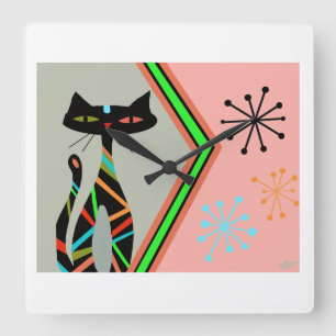 lar atômico do relógio moderno do meio século