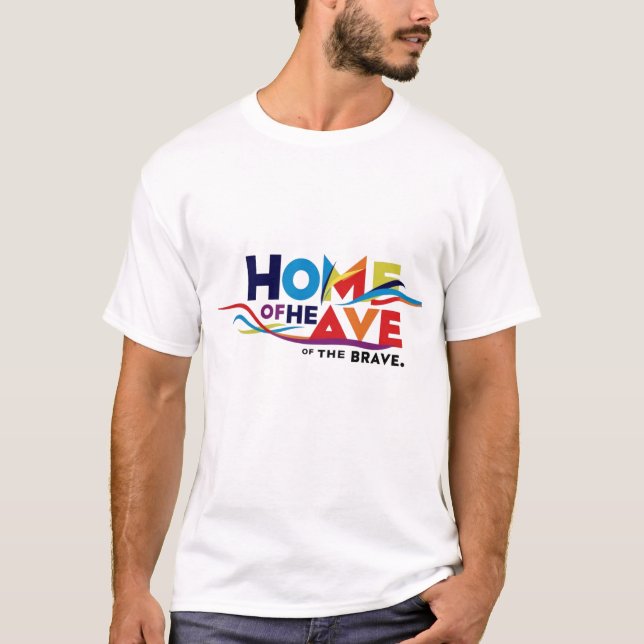 "Lar do Brave - T-Shirt Patriótico" (Frente)
