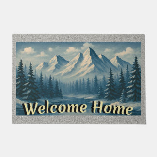 "LAR DO ROCKY MOUNTAIN" Tapete de Entrada Interno/