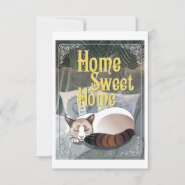 Lar doce lar - Gato feliz