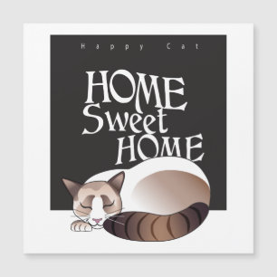 Lar doce lar - Gato feliz