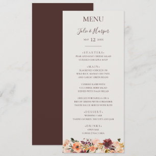 Laranja Borboleta   Menu Janto Casamento bege