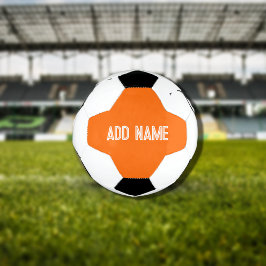 laranja brilhante - adicionar nome bola de futebol