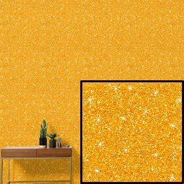 Laranja Brilhante com Estrelas Sparkle