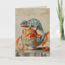 Laranja - Cartão de Saudação Dobrado