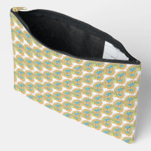 Laranja Colorido Teal Lima Paisley