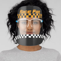 Laranja com a raça de verificação branca e preta