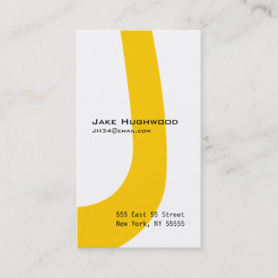 Laranja do cartão de visita do alfabeto da letra