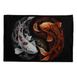 Laranja E Branco Sortudo Peixe Koi Arte Japão