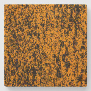 Laranja n Blk com Porta copos de Pedra Quadrada Ma