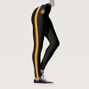 Laranja Rasgada Ambas As Leggings Lados JK 2024