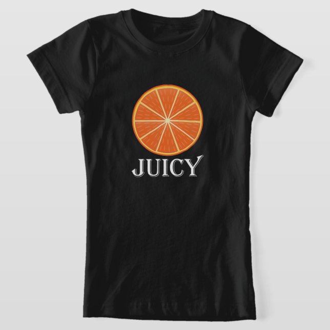 Laranja Suculenta - Camiseta de Jérsei fino para r (Postura )