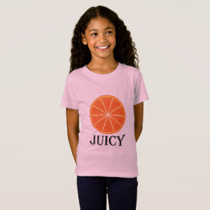 Laranja Suculenta - Camiseta de Jérsei fino para r