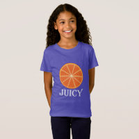Laranja Suculenta - Camiseta de Jérsei fino para r