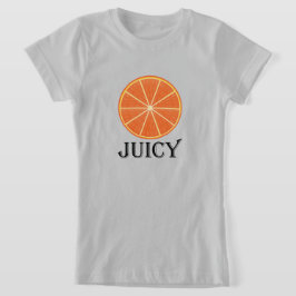 Laranja Suculenta - Camiseta de Jérsei fino para r