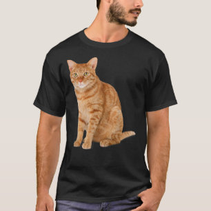 Laranja Tabby Cat T-Shirt