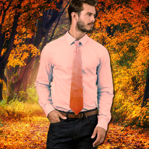 laranjas artísticas - gravata moderna do pescoço