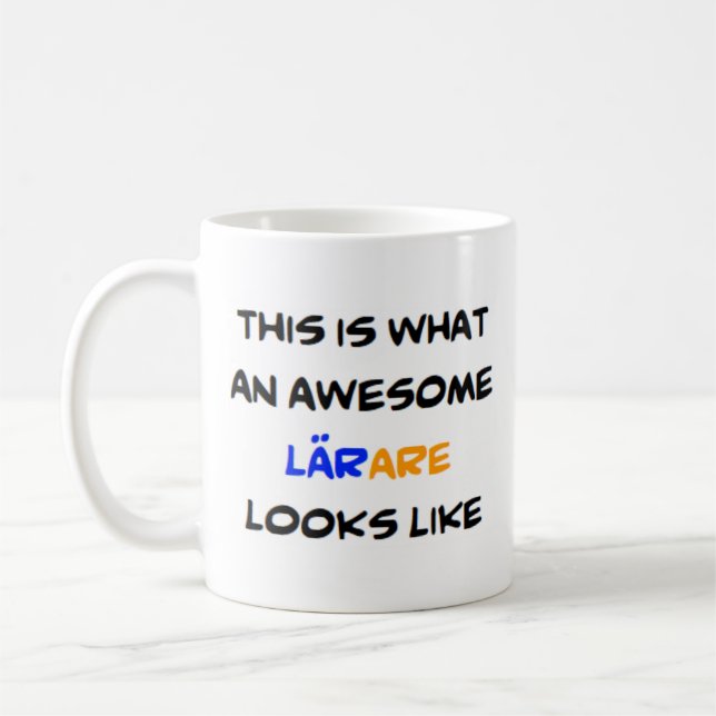 larare, caneca de café incrível (Esquerda)