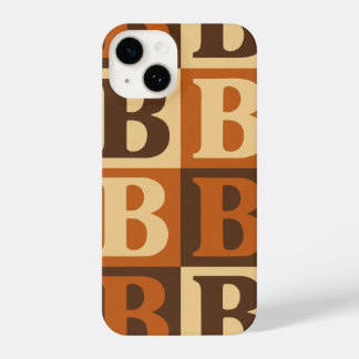 “Large B Graphic Phone Case, Stylish Protector”