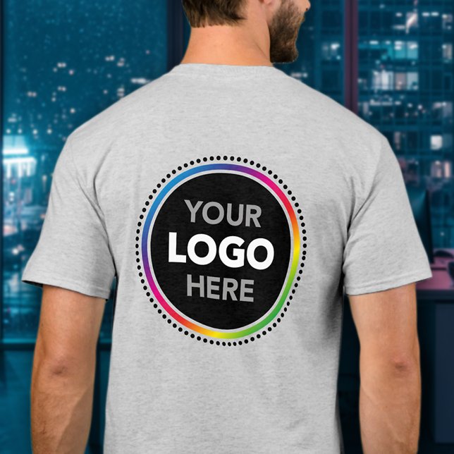 Large Logo Promo T-Shirt with Print on Back (Criador carregado)