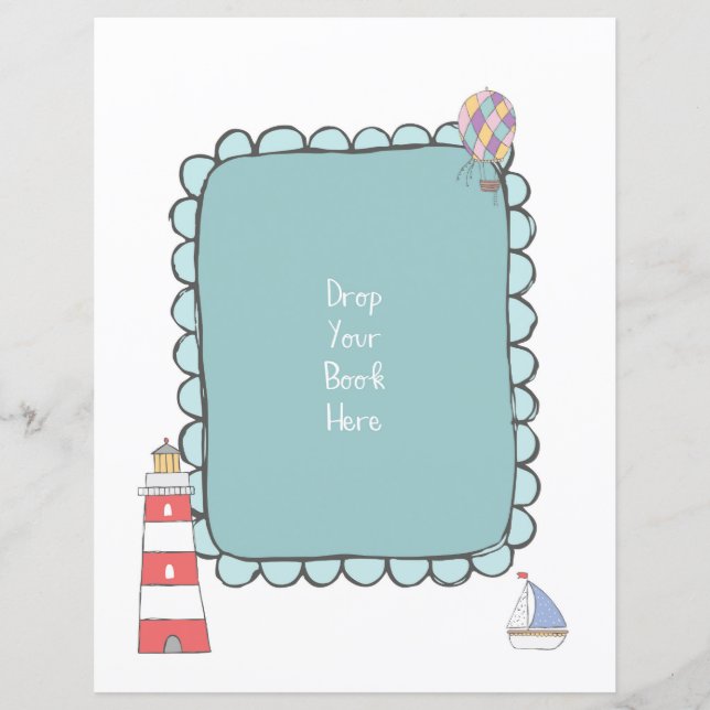 Largue o seu livro Assinar Chá de fraldas de risco (Frente)