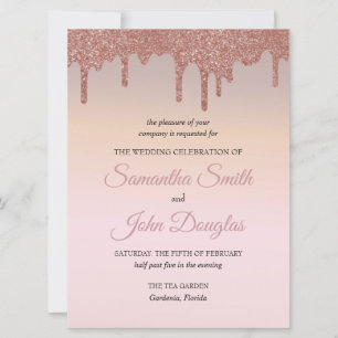 Largura Dourada Elegante, Pêssego e Texto Preto