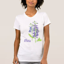 Larkspur Watercolor T-Shirt