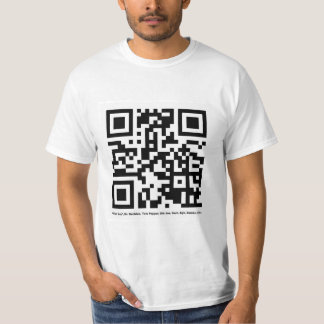 Larry Hankin Aquela Cara Código QR T-Shirt