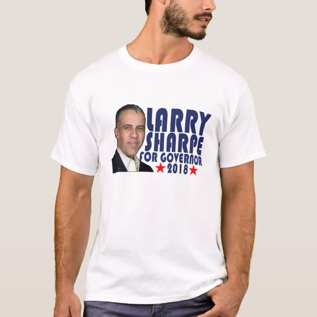 LARRY SHARPE PARA O ''' ENGRAÇADO DA CAMISA DE NEW (Frente)