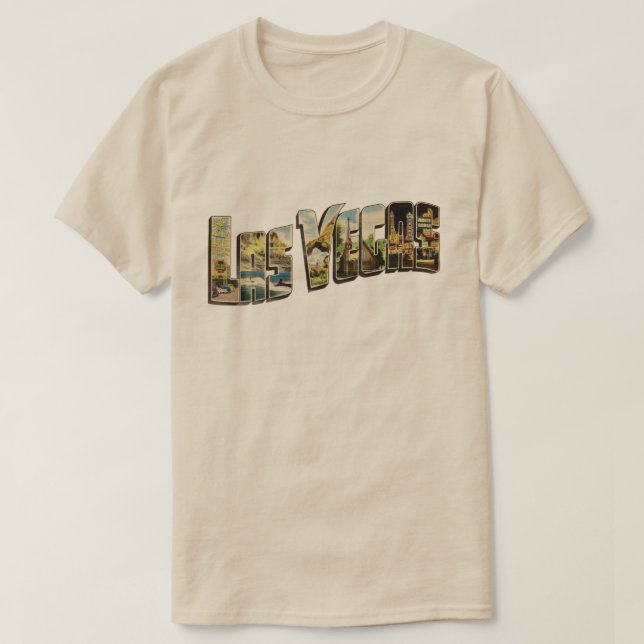 Las Vegas Letters T-Shirt (Frente do Design)