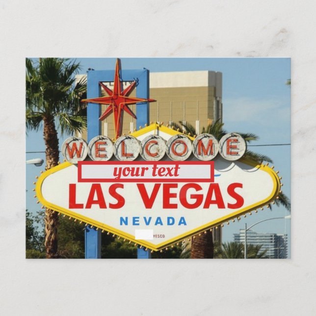 Las Vegas, Nevada | Cartão Postal do Horizonte (Frente)