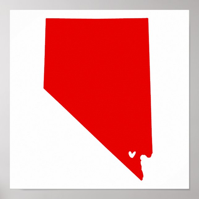 Las Vegas, Nevada Love Poster (Frente)