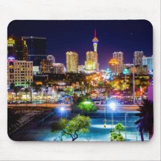 Las Vegas Night Strip Las Vegas Nevada Mouse Pad