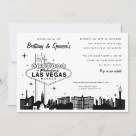 Las Vegas Strip | Convite Para Casamento De Las Ve