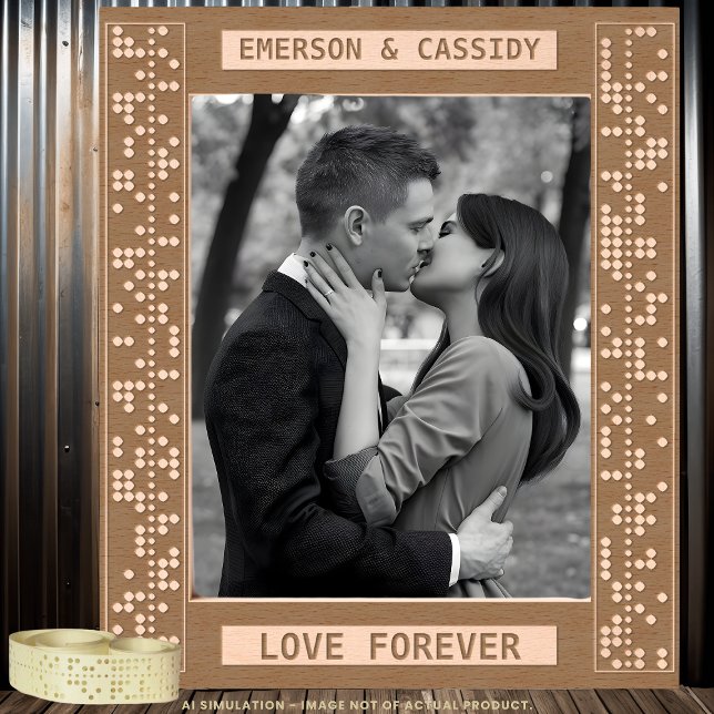 Laser personalizado gravado como 'AMOR' em 18 idio (Criador carregado)