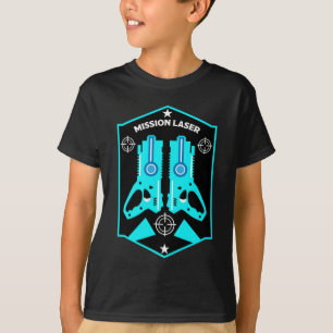 Laser Tag Combate Missão Kids T-Shirt