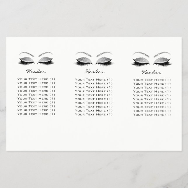 Lash branco Lash DL Folheto (Verso)