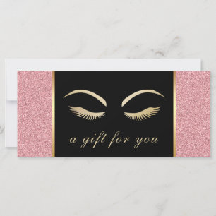 Lash & Brow Makeup Artist Salon Gift Certificados