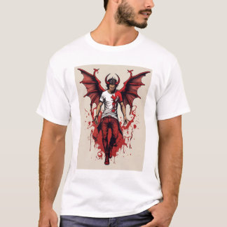 Lash Inferno: Designs de Camisa do Anjo do Diabo"