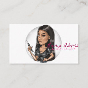 Lashes Artist Modern Cartão de visita