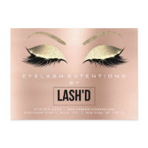 Lashes Extensão depois do LOGOTIPO Rosa de Instruç