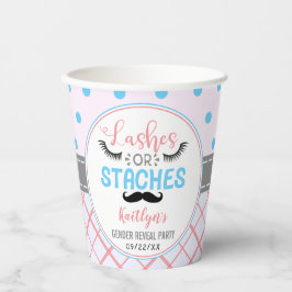 "Lashes Or Staches" Partido Moderno da Revelação d