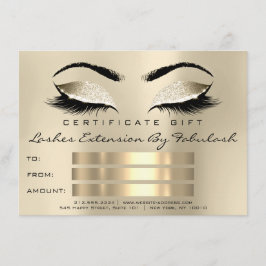 Lashes SPA Makeup Certificate Champaigne