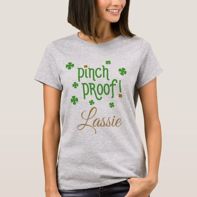 Lassie T-Shirt com Prova de Pinch (Frente)