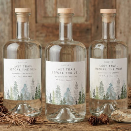 Last Trail Pine Forest Camping Bachelorette Party