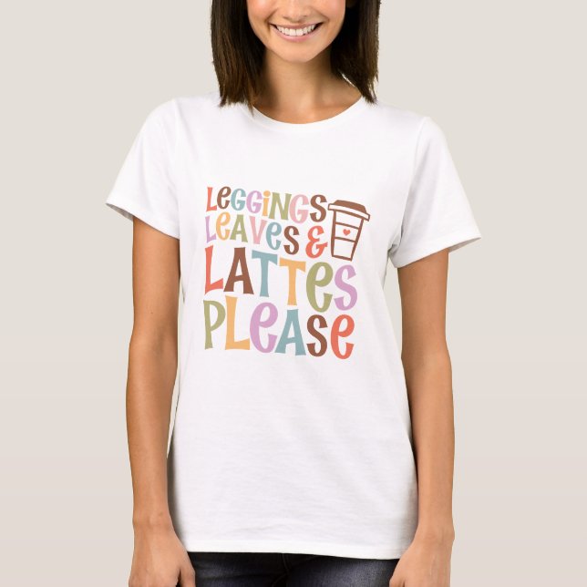 Latas, por favor - Queda do T-Shirt (Frente)
