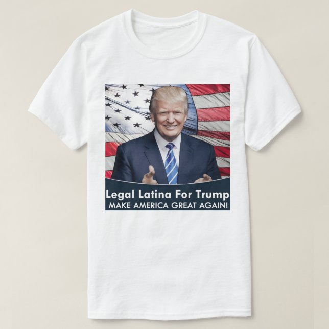 Latina para a camisa do trunfo (Frente do Design)