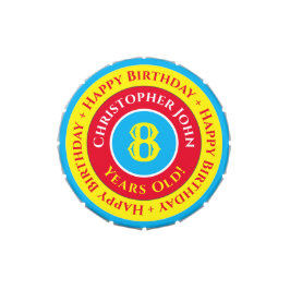 Latinhas De Jelly Beans Lata de Doces para Presente de Aniversário de 8 an