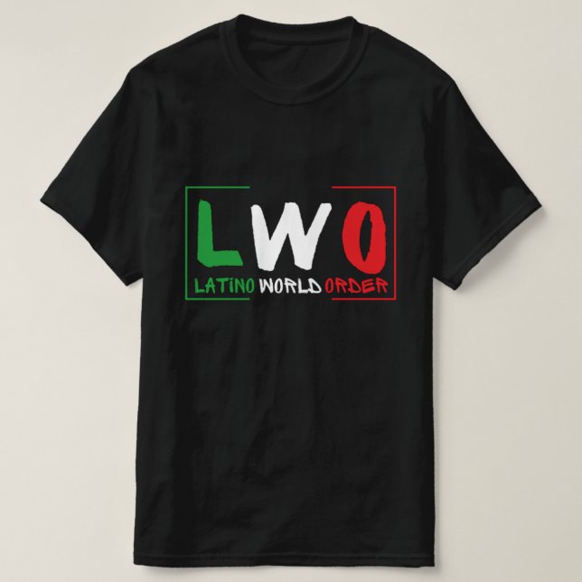 latino world order - lwo T-shirt (Frente do Design)