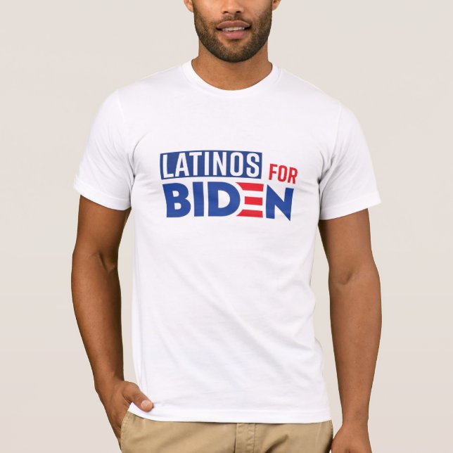 Latinos Para A Camiseta Biden (Frente)